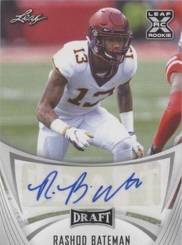 2021 Leaf Draft Rashod Bateman #BA-RB2