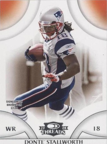 2008 Donruss Threads Donte Stallworth #25