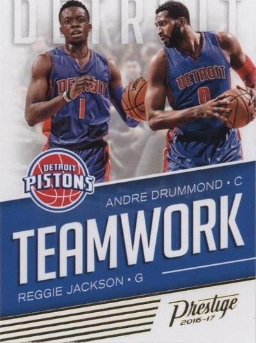 2016-17 Panini Prestige - Andre Drummond/Reggie Jackson #21