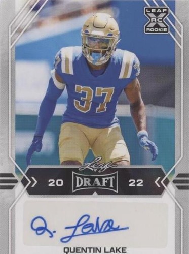 2022 Leaf Draft Quentin Lake #BA-QL1