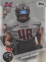 2020 Topps XFL Jawuan Johnson #65