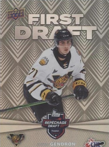 2021-22 Upper Deck CHL - Justin Gendron #FD-25