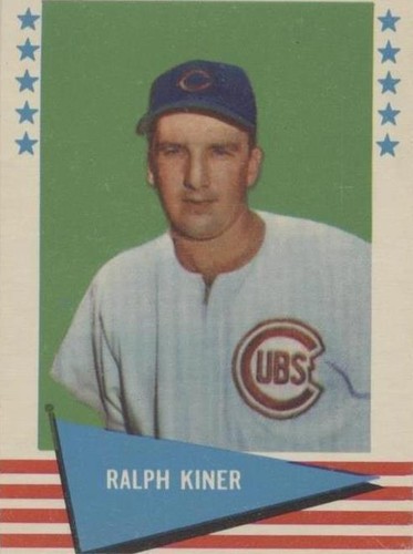 1961 Fleer Baseball Greats - Ralph Kiner #50