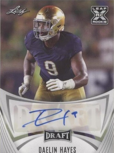 2021 Leaf Draft Daelin Hayes #BA-DH1