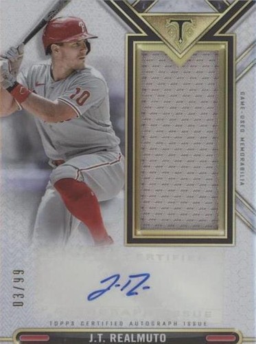 2021 Topps Triple Threads - J.T. Realmuto #ASJR-JRO