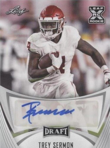 2021 Leaf Draft Trey Sermon #BA-TS1