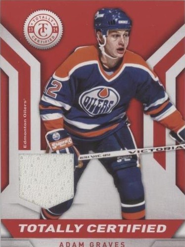 2013-14 Totally Certified - Adam Graves #TC-AGR