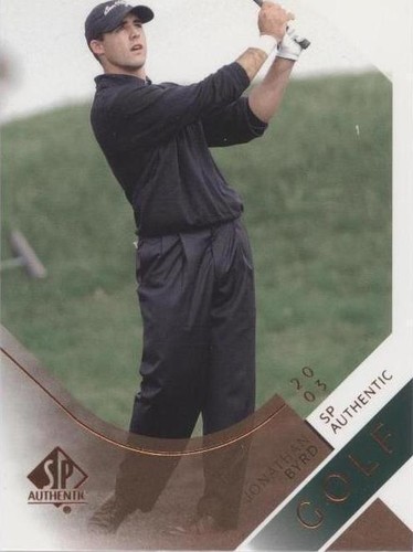 2003 SP Authentic - Jonathan Byrd #21SPA