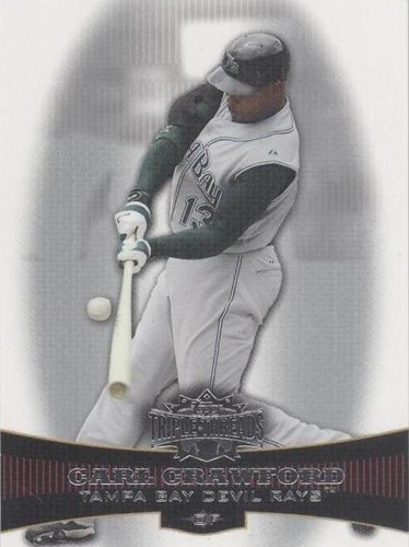 2006 Topps Triple Threads - Carl Crawford #94