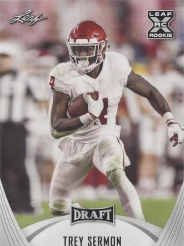 2021 Leaf Draft Trey Sermon #15