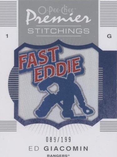 2007-08 O-Pee-Chee Premier - Ed Giacomin #PS-EG