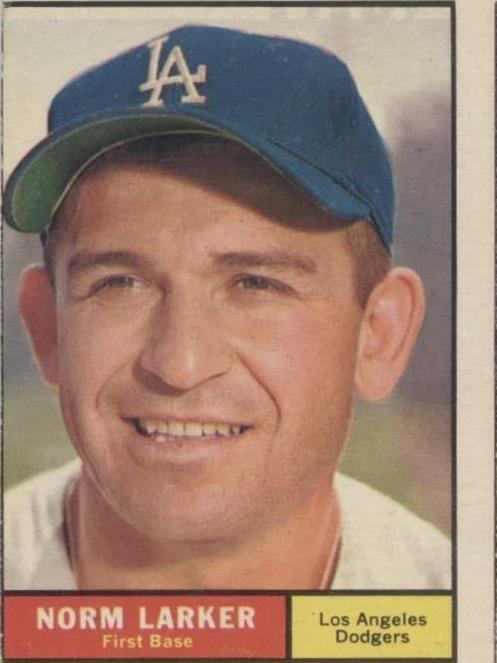 1961 Topps - Norm Larker #130