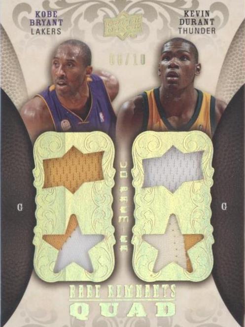 2008-09 UD Premier - Kobe Bryant/Kevin Durant #RR4-BD