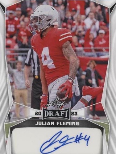 2023 Leaf Draft Julian Fleming #BA-JF2