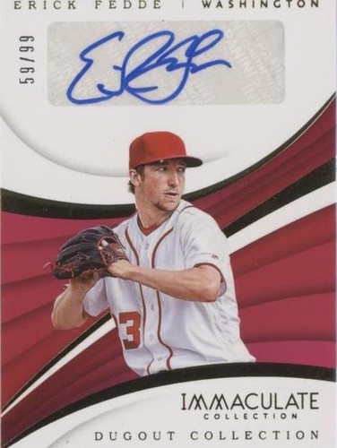 2018 Panini Immaculate Collection - Erick Fedde #DC-EF