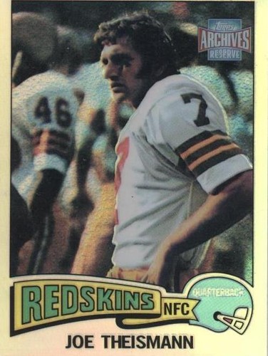 2001 Topps Archives Reserve Joe Theismann #42