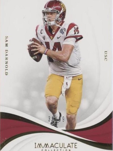 2019 Panini Immaculate Collection Collegiate Sam Darnold #23