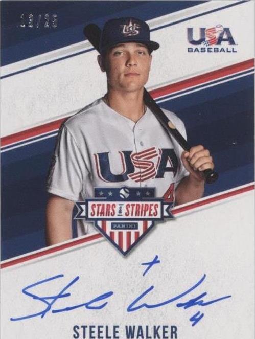2018 Panini USA Baseball Stars & Stripes - Steele Walker #SWA