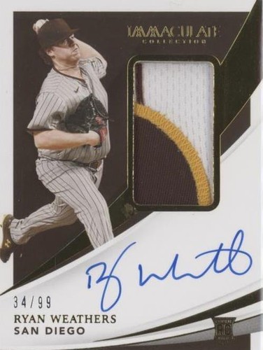 2021 Panini Immaculate Collection - Ryan Weathers #169