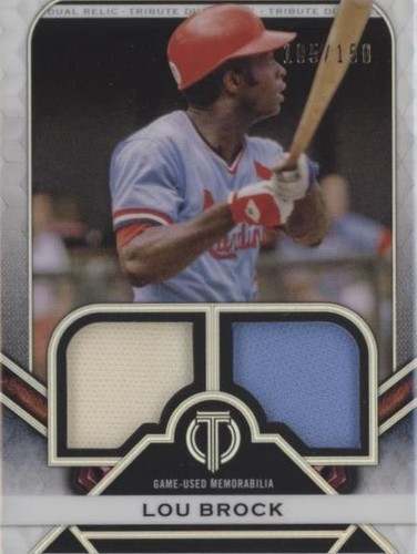 2021 Topps Tribute - Lou Brock #DR-LB