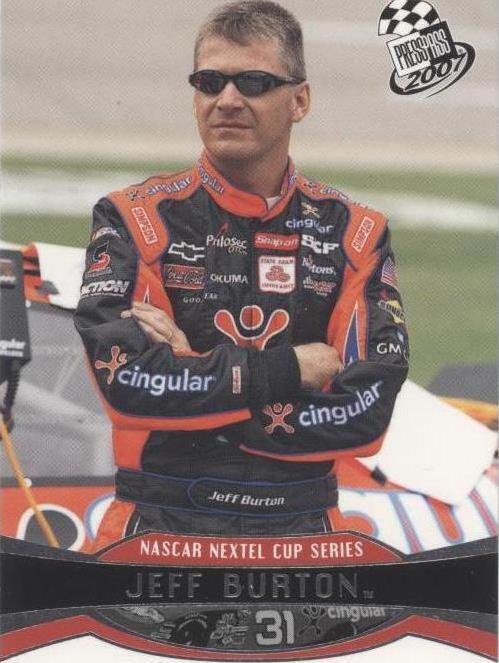 2007 Press Pass - Jeff Burton #8