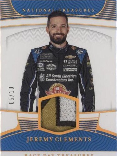 2023 Panini National Treasures - Jeremy Clements #RDT-JCT