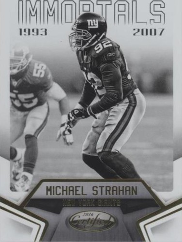 2016 Panini Certified Michael Strahan #110