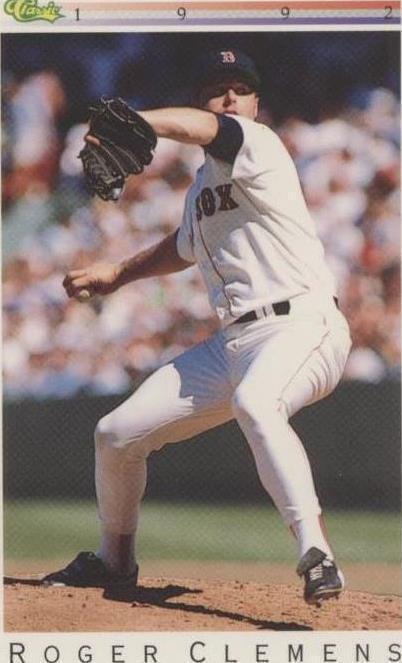 Roger Clemens Baseball 1992 Season Sports Trading Cards