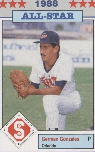 1988 Southern League All-Stars - German Gonzalez #30