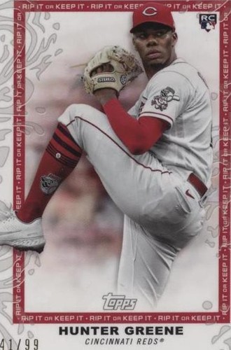 2022 Topps Rip - Hunter Greene #39