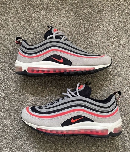 Size 10 - Nike Air Max 97 Wolf Gray Radiant Red 2020 | eBay