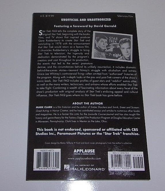 Star Trek FAQ New Mark Clark Paperback Book