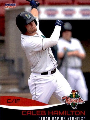 2017 Choice Cedar Rapids Kernels - Caleb Hamilton #13