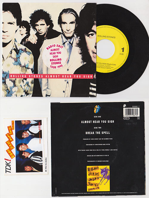 Rolling Stones - Almost Hear You Sigh - Cbs 655 981 Holland 7
