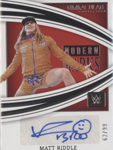 2022 Panini Immaculate Collection WWE - Matt Riddle #MM-RDL