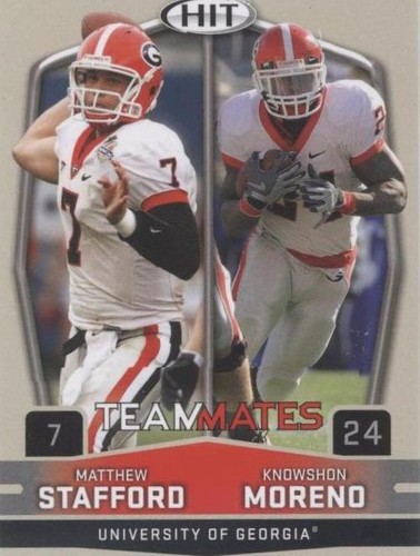 2009 Upper Deck Alumni Association Matthew Stafford Knowshon