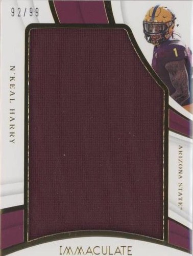 2019 Panini Immaculate Collection Collegiate N'Keal Harry #26