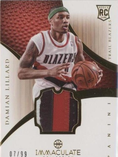 2012-13 Panini Immaculate Collection - Damian Lillard #187