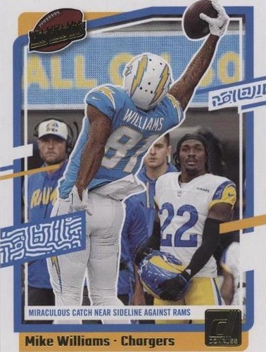 2023 Panini Donruss Mike Williams #H-MW