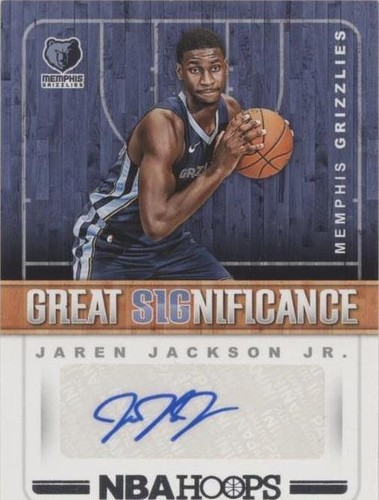 2018-19 Panini NBA Hoops - Jaren Jackson Jr. #GS-JJK