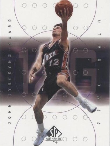 2000-01 SP Authentic - John Stockton #83