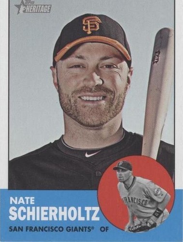 2012 Topps Heritage - Nate Schierholtz #270