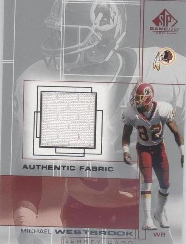 2001 SP Game Used Edition Michael Westbrook #MW