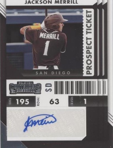 2022 Panini Chronicles - Jackson Merrill #PT-JM