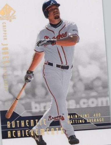 2008 SP Authentic - Chipper Jones #AA-35