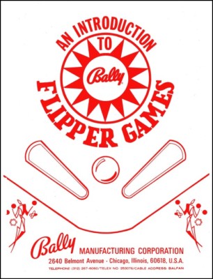  An Introduction to Flipper Games Electro-Mechanical Pinball Guide EM Bally ra