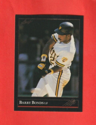 1992 Leaf BLACK GOLD # 275 Barry Bonds PITTSBURGH PIRATES