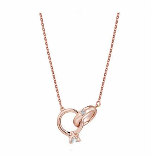 Pre-owned Stylus Women's Jewelry Pink Gold 14k Necklace