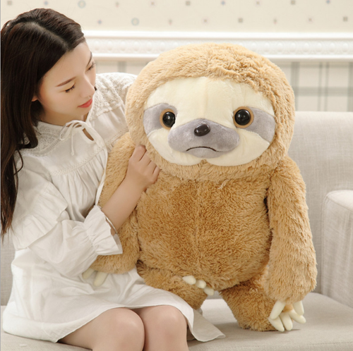 Sloth Plush Animal Soft Doll Stuffed Toys Cushion Pillow Birthday Kids Gifts UK