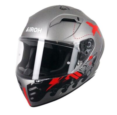 Airoh Connor ECE2206 Full Face Motorcycle Motorbike Helmet Desperado Orange Matt